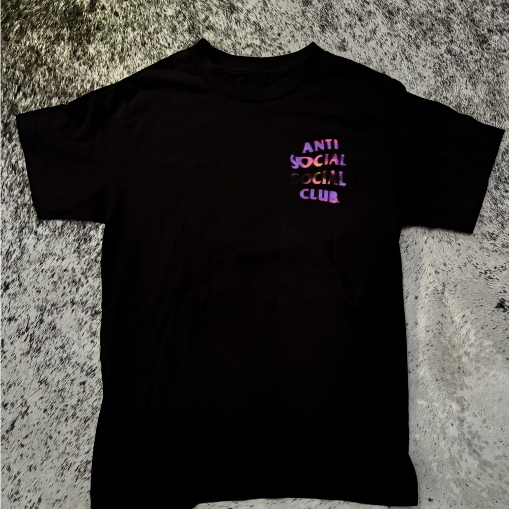 🖤 Anti Social Social Club Tee – Size S – Iridescent Logo